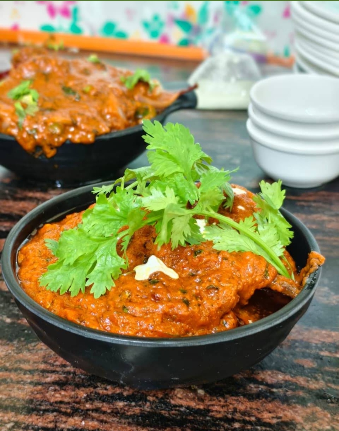 Slow-cooked curry bowl